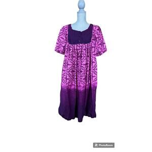 Only Necessities Fuchsia Lounge House Dress size M 14/16